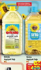 ORKİDE AYÇİÇEK YAĞI 5 L fiyat ve kampanya bilgisi